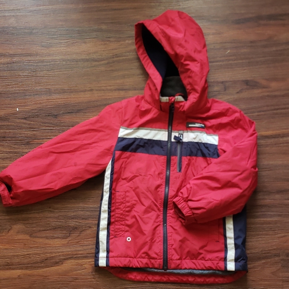 Londonfog Red Windbreaker Kids Jacket Sz 7